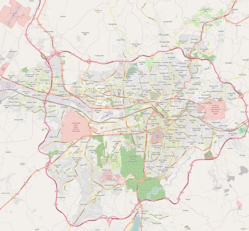 Zamek w Ankarze (Ankara Kalesi) — twierdza górująca nad stolicą Turcji