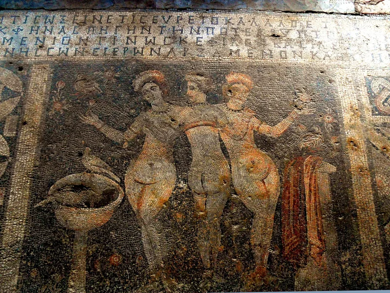 Muzeum Narlykuyu – mozaika „Tři Grácie“ v Silifke
