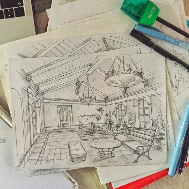Interieurontwerp en visualisatieproject in Alanya
