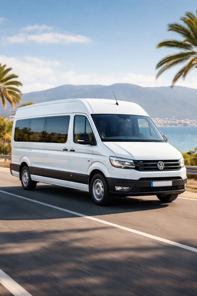 „Volkswagen Crafter Eco“, pervežimas (AYT) Antalijos oro uostas – (GZP) Gazipašo oro uostas