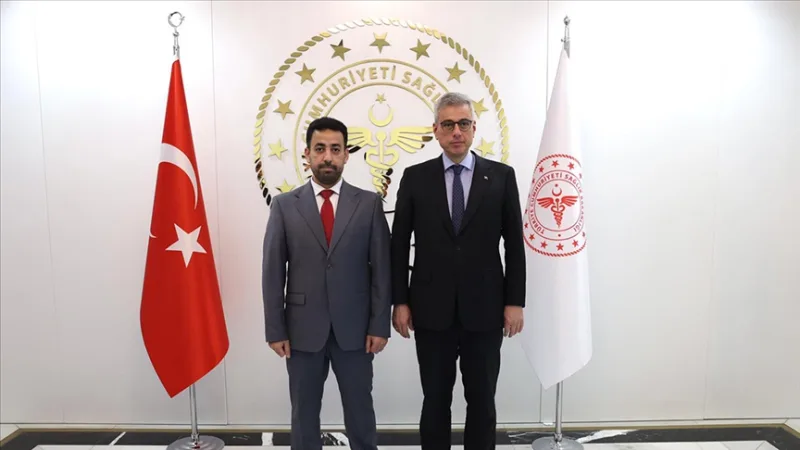 التقى وزير الصحة التركي ميميش أوغلو بنظيره السوري مصعب نزال العلي