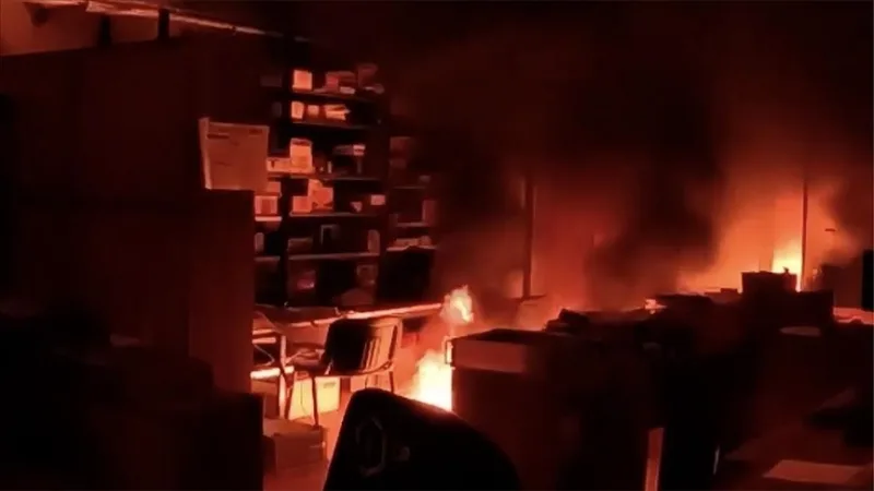 In Tschechien wurde eine Fabrik in Brand gesetzt, die mit dem israelischen Rüstungskonzern Elbit Systems in Verbindung steht