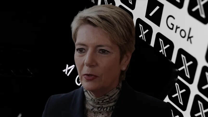 Šveicarijos finansų ministrė Keller-Sutter pateikė skundą dėl Grok įžeidžiančio įrašo