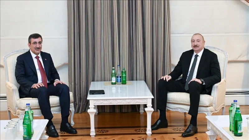 Viceprezident Yılmaz se setkal s ázerbájdžánským prezidentem Alijevem